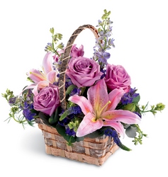 Softly Summer Basket -A local Pittsburgh florist for flowers in Pittsburgh. PA
